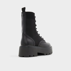 Talaleryknit Black Women's Combat boots - Combat ankle boot, Black | Aldo sale