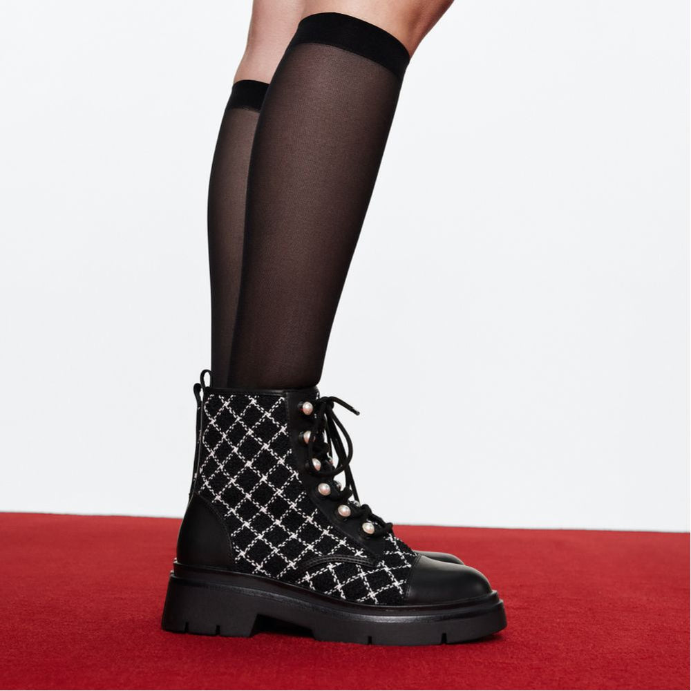 Marthia in Other Black - Combat ankle boot, Black | Aldo on sale