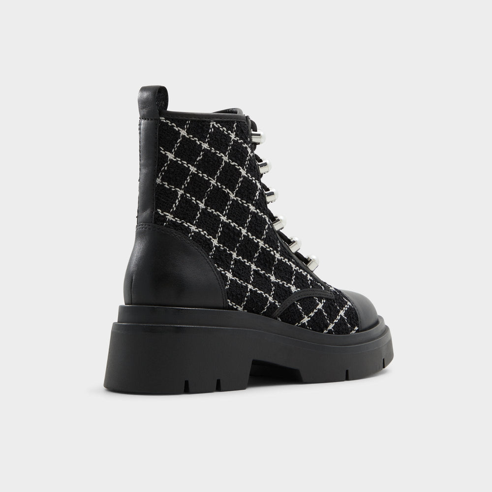 Marthia in Other Black - Combat ankle boot, Black | Aldo on sale