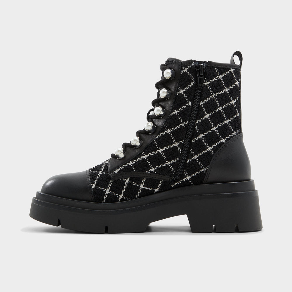 Marthia in Other Black - Combat ankle boot, Black | Aldo on sale
