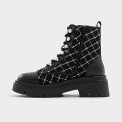 Marthia in Other Black - Combat ankle boot, Black | Aldo on sale