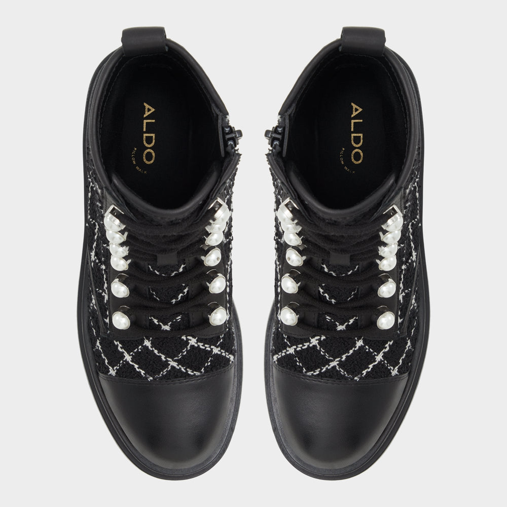 Marthia in Other Black - Combat ankle boot, Black | Aldo on sale