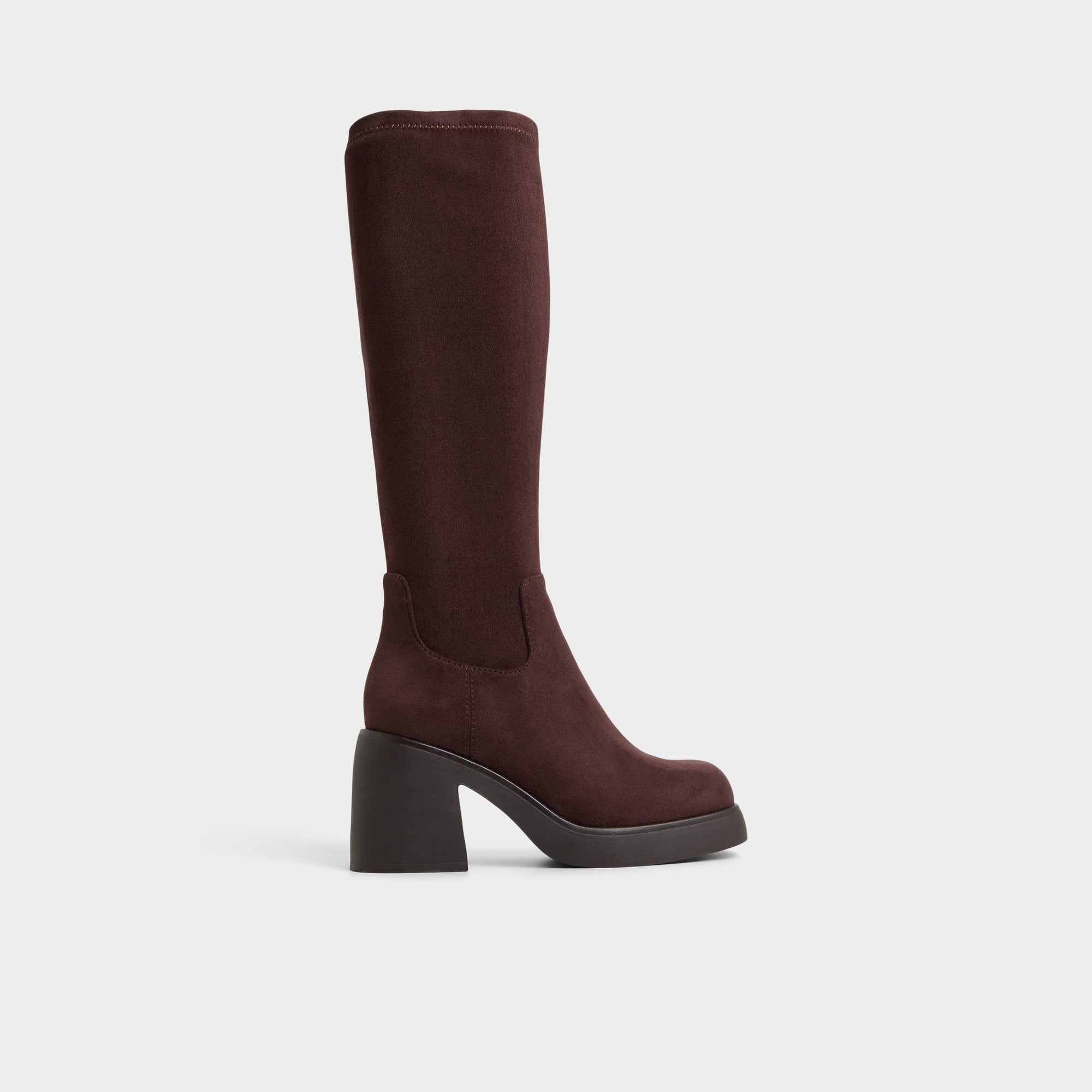 Auster in Dark Brown - Knee-high boot, Platform | Aldo sale