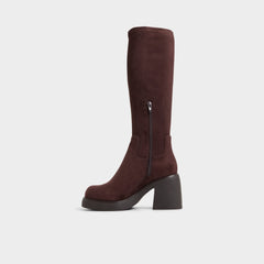 Auster in Dark Brown - Knee-high boot, Platform | Aldo sale