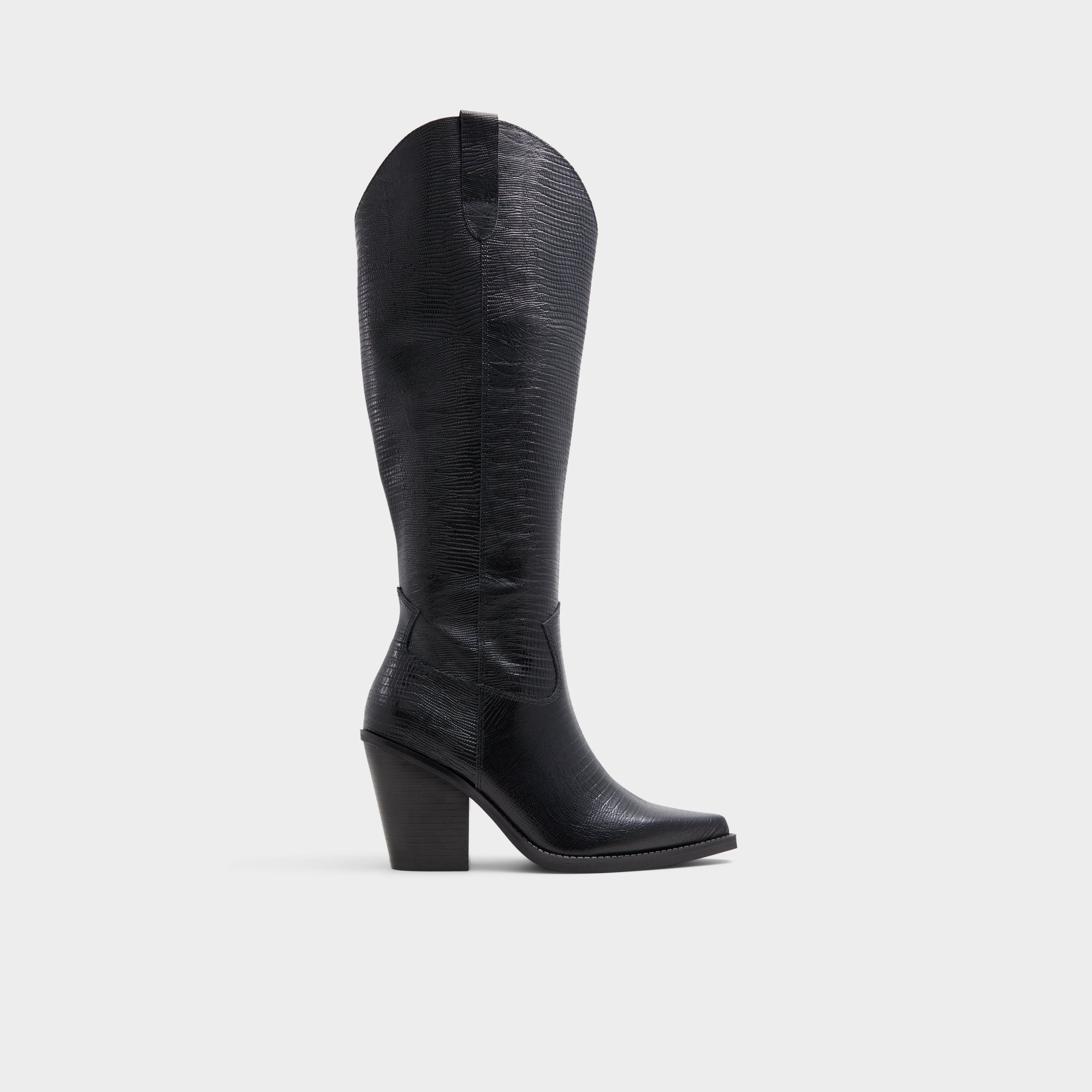Nevada-wc Black Women's Western - Western knee-high boot, Black | Aldo for sale