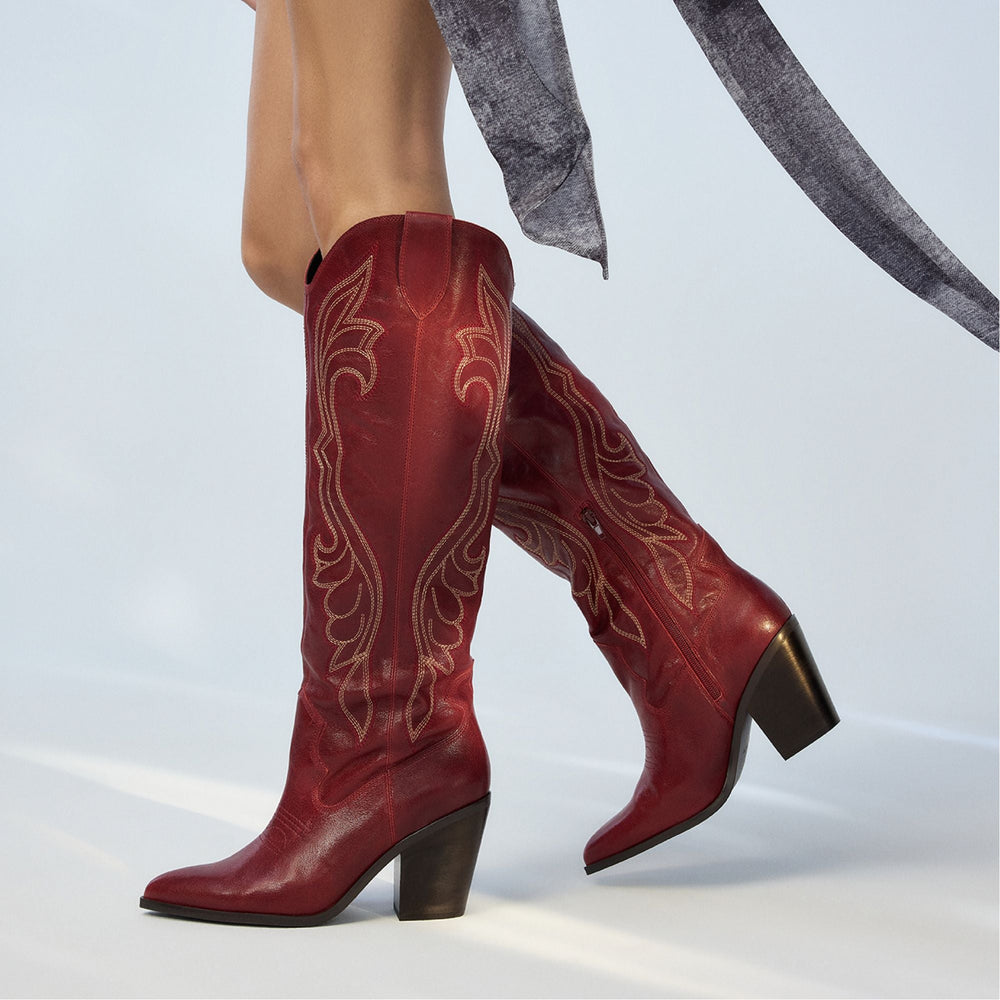 Alamo Medium Red Women's Western - Western boot | Aldo discount