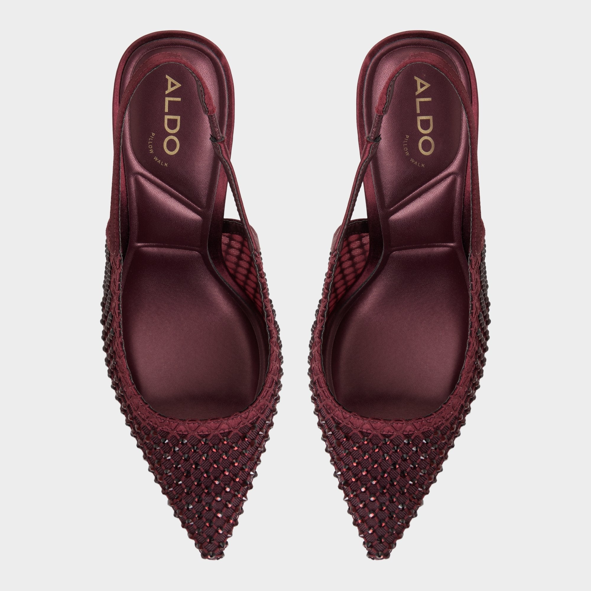 Marciana in Burgundy 14151906 - Slingback heel, Stiletto heel | Aldo discount