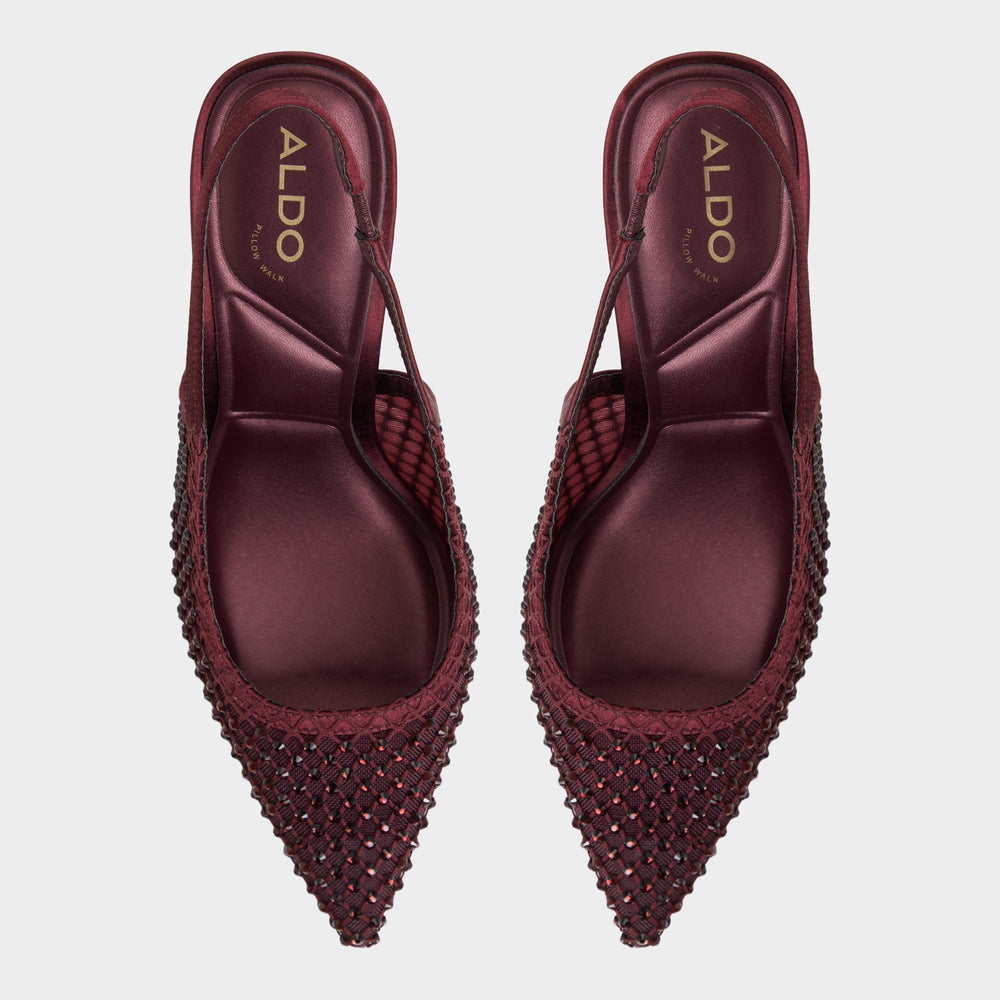 Marciana in Burgundy 14151906 - Slingback heel, Stiletto heel | Aldo discount