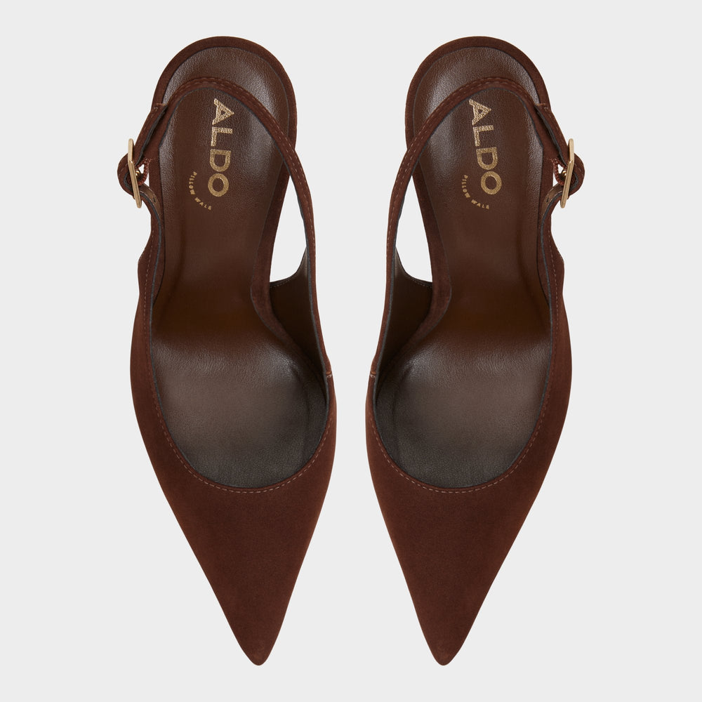 Stessysling in Dark Brown 14163419 - Slingback heel, Stiletto heel | Aldo sale
