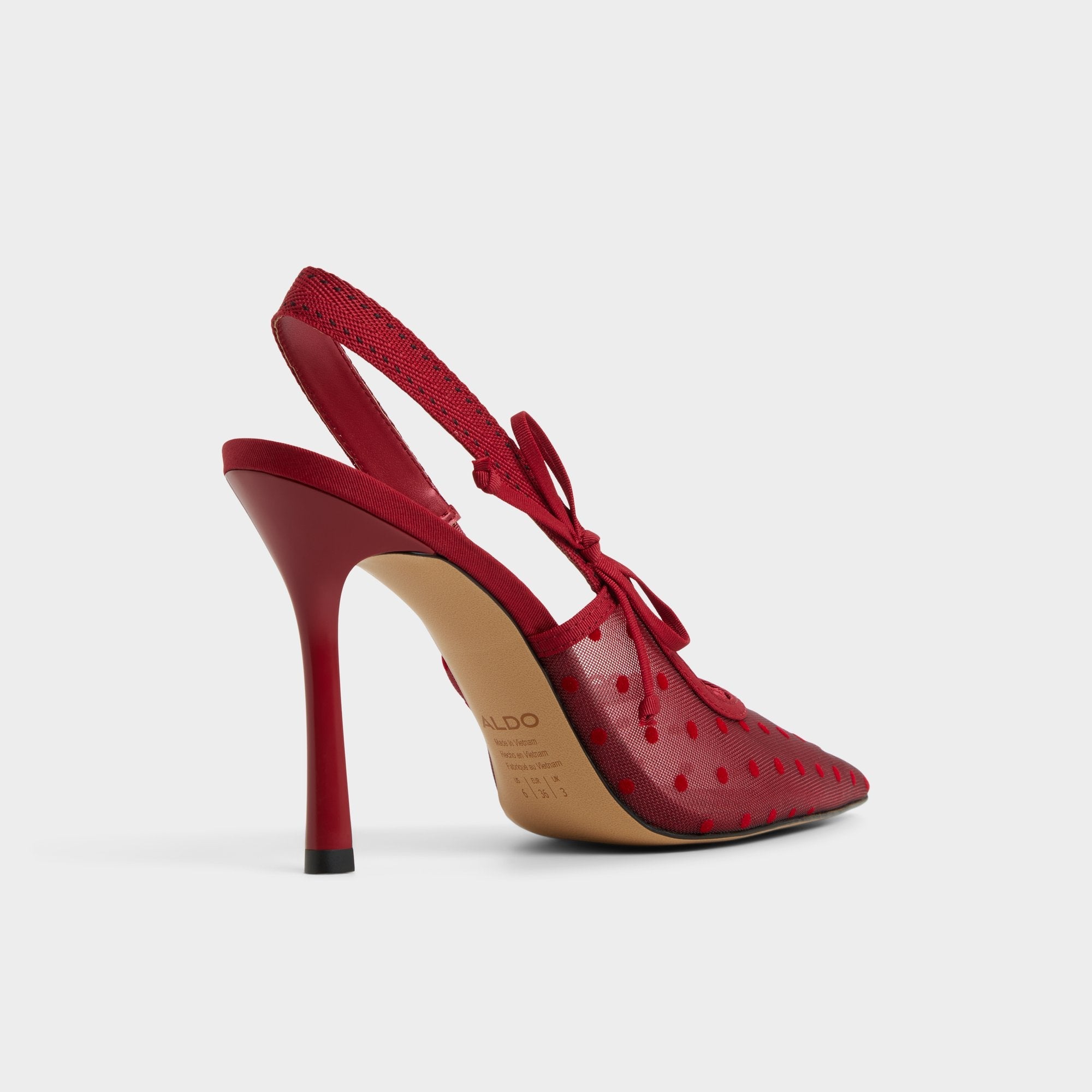 Hennie in Dark Red 14151902 - Slingback heel, Stiletto heel | Aldo outlet