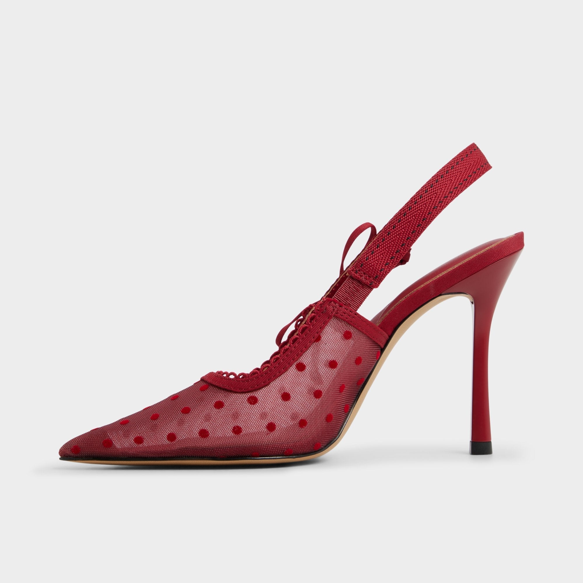 Hennie in Dark Red 14151902 - Slingback heel, Stiletto heel | Aldo outlet