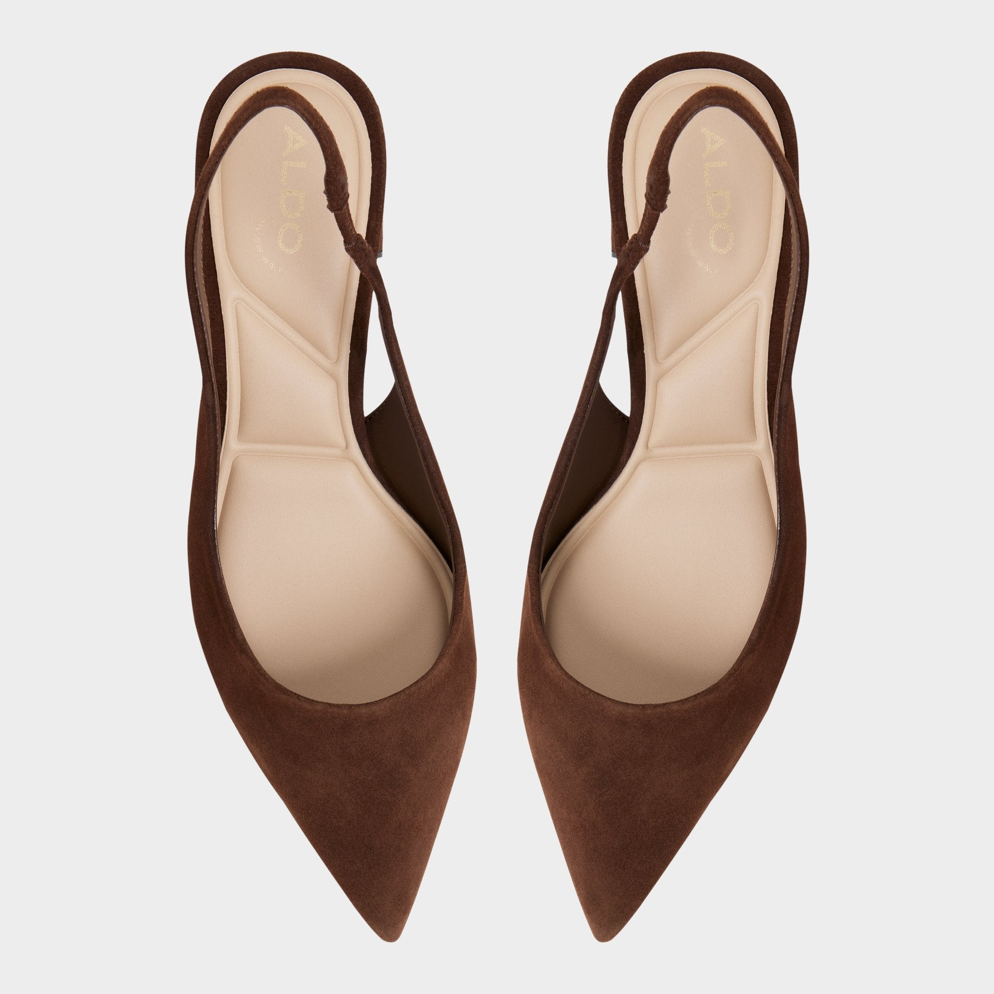 Uliana in Dark Brown - Slingback heel, Block heel | Aldo sale