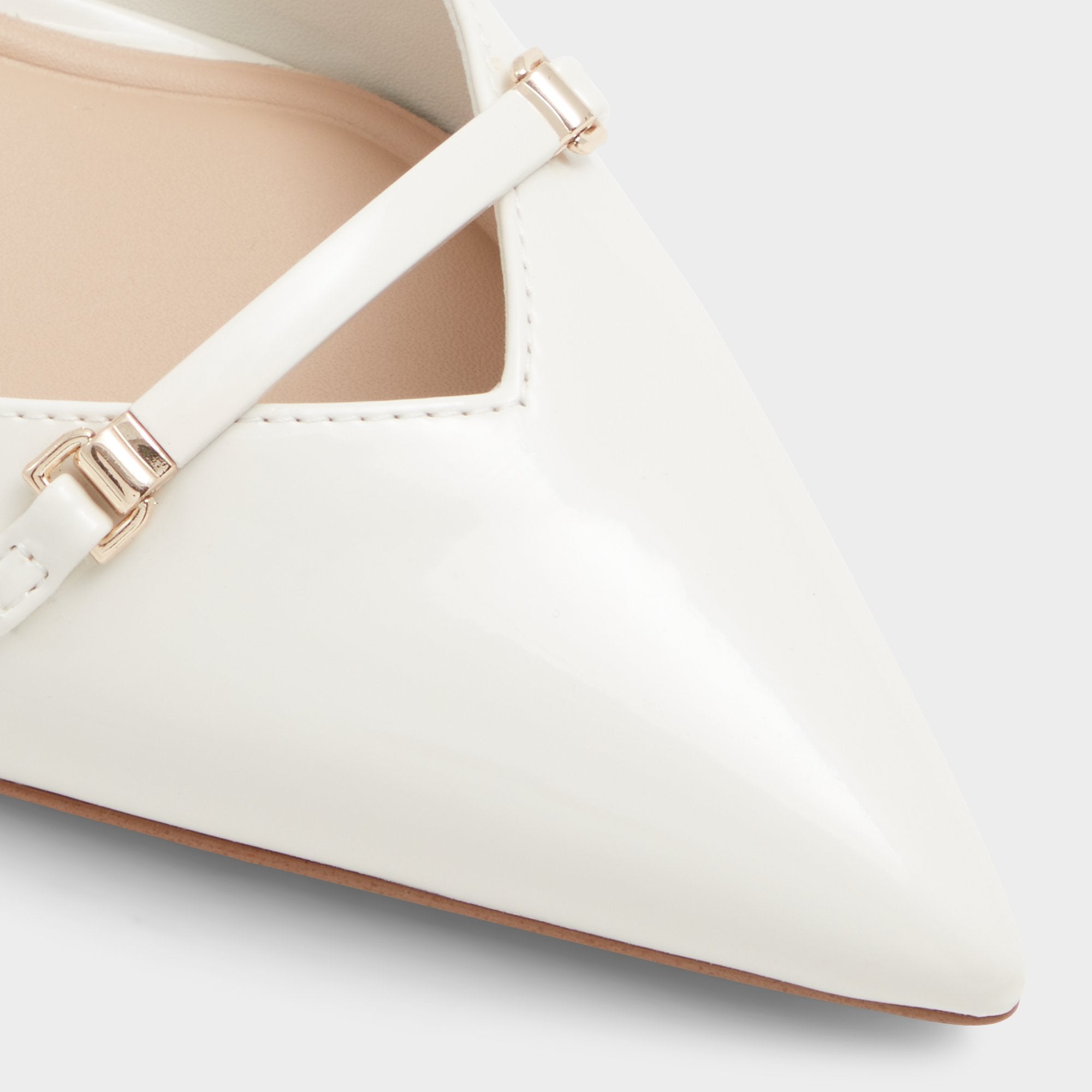 Nailah White/Bone Women's Kitten heels - Slingback heel, Kitten heel | Aldo for sale