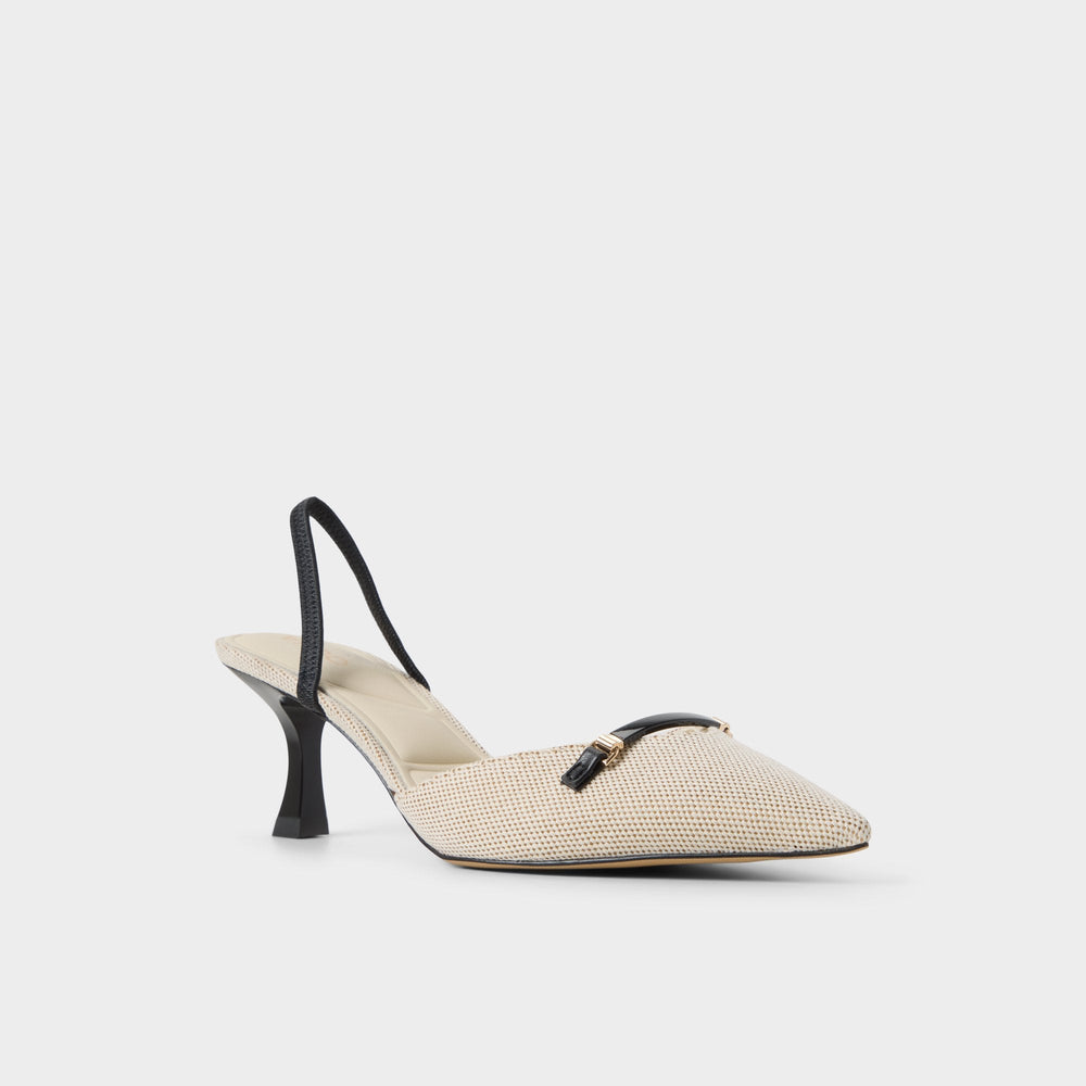 Nailah Open Natural Women's Kitten heels - Slingback heel, Kitten heel | Aldo online