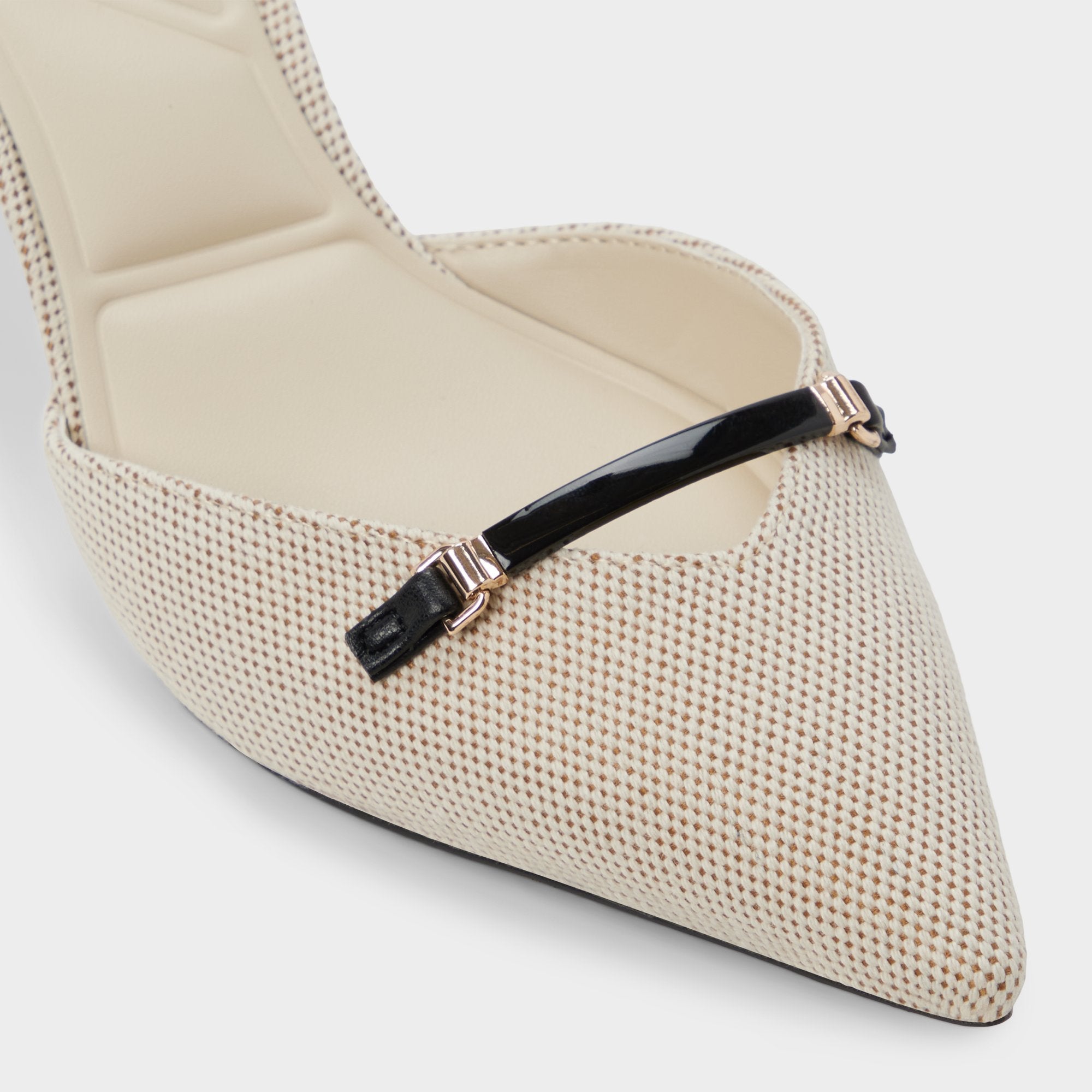 Nailah Open Natural Women's Kitten heels - Slingback heel, Kitten heel | Aldo online