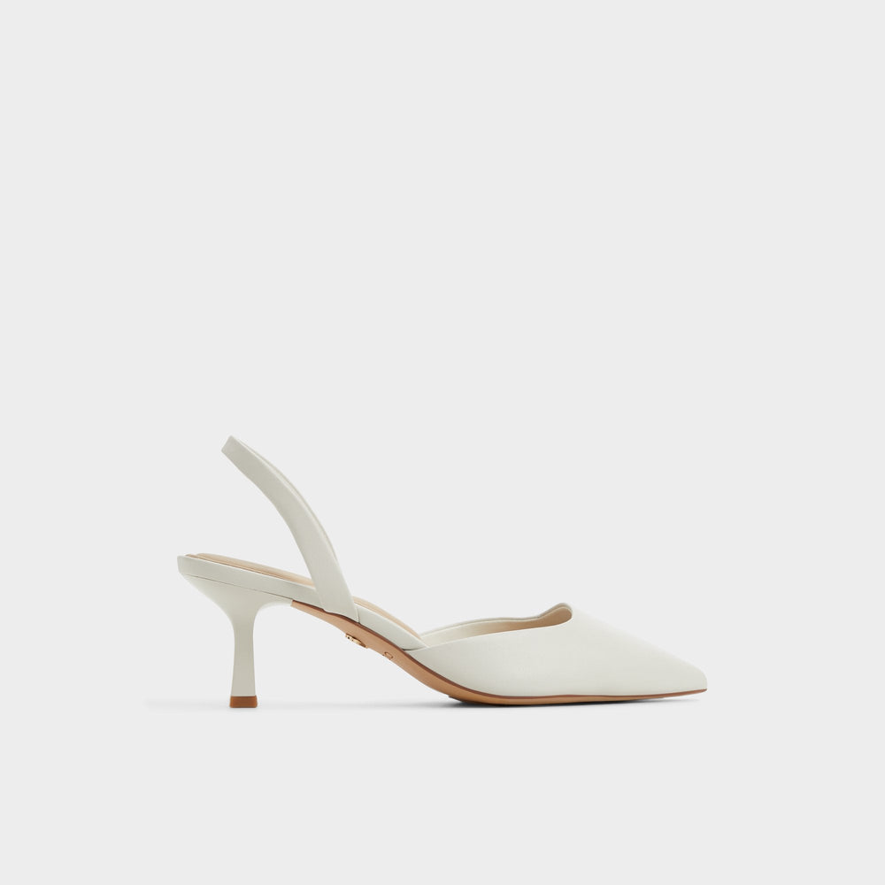 Gavedessi Open White Women's Kitten heels - Slingback heel, Kitten heel | Aldo on sale