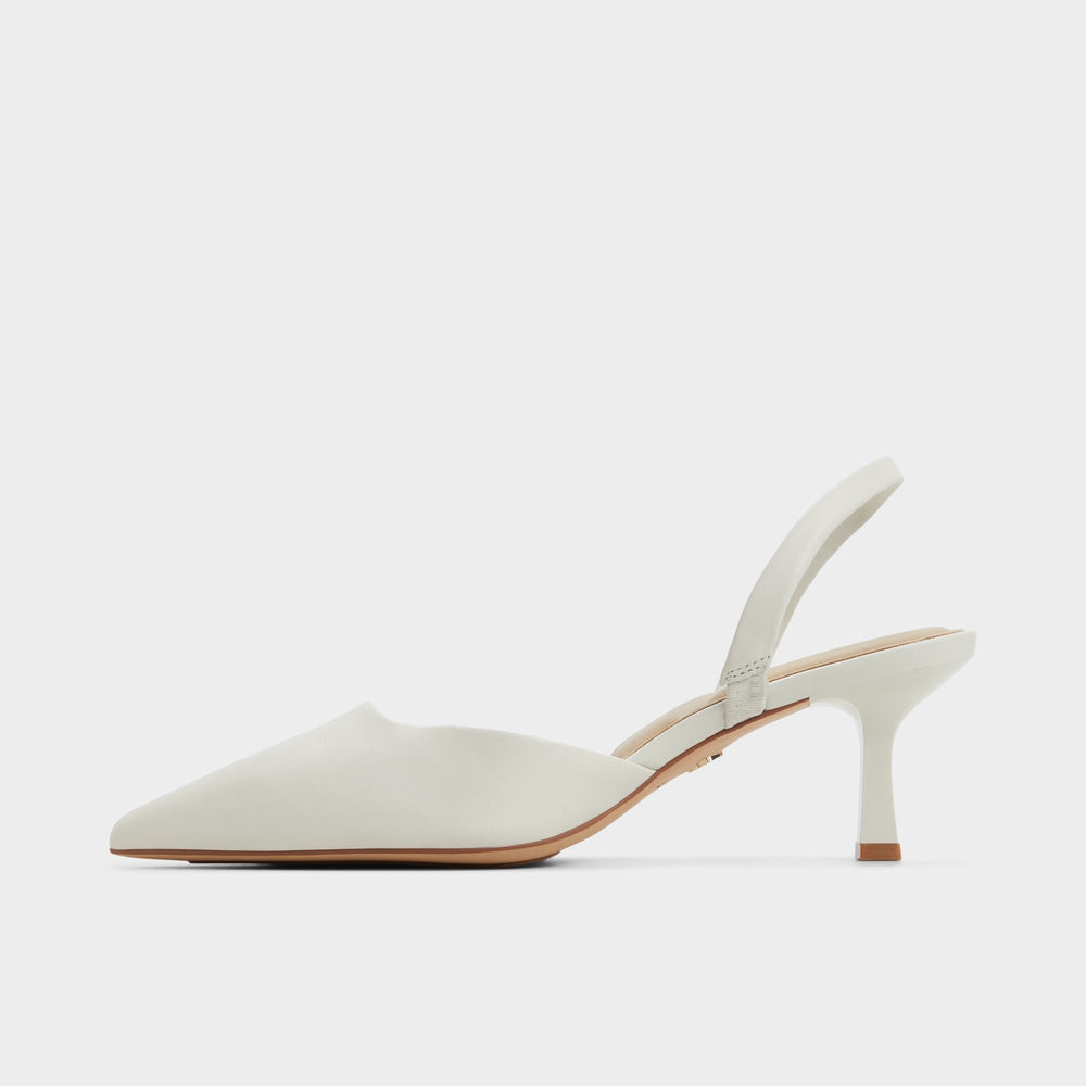 Gavedessi Open White Women's Kitten heels - Slingback heel, Kitten heel | Aldo on sale