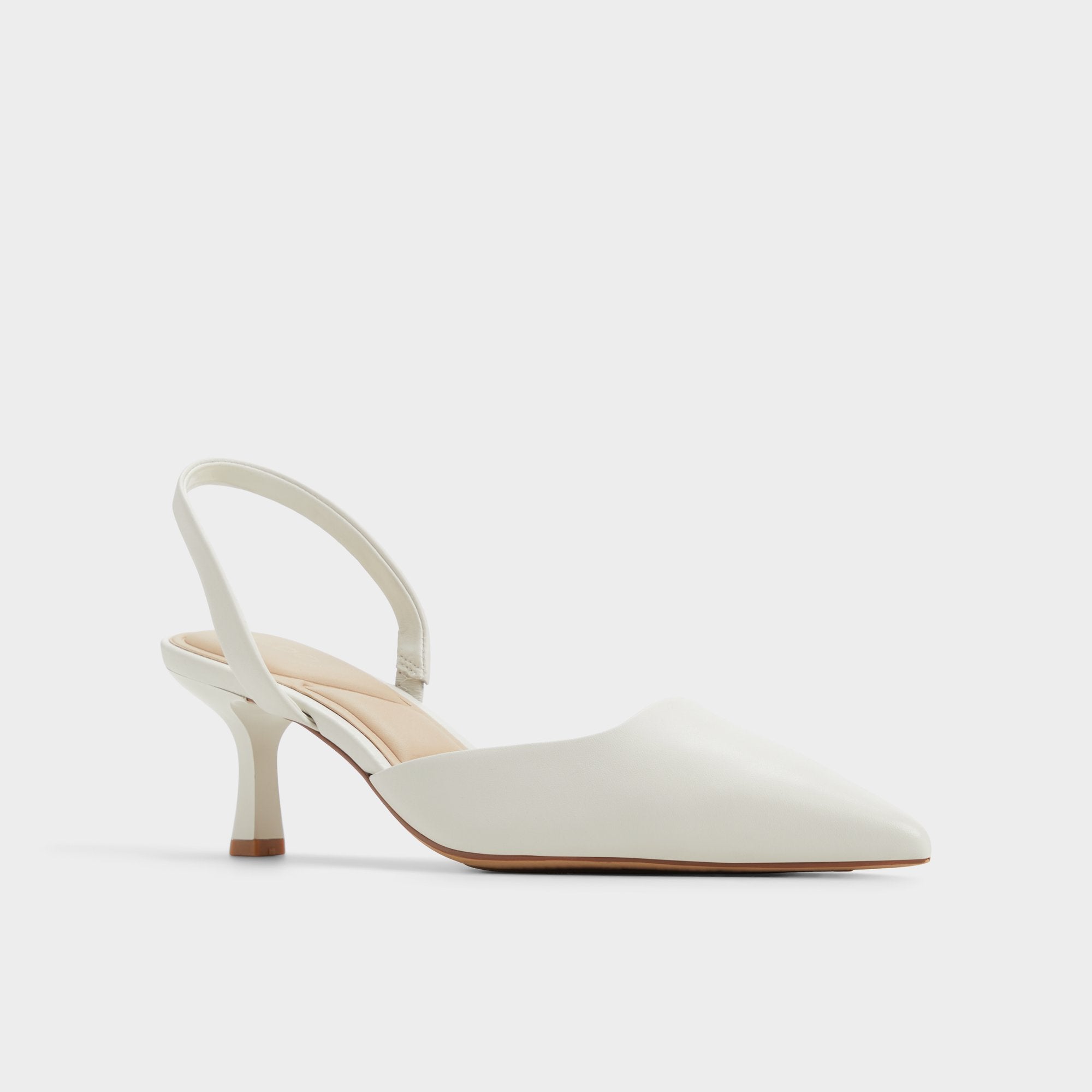 Gavedessi Open White Women's Kitten heels - Slingback heel, Kitten heel | Aldo on sale