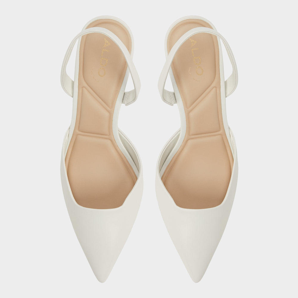 Gavedessi Open White Women's Kitten heels - Slingback heel, Kitten heel | Aldo on sale