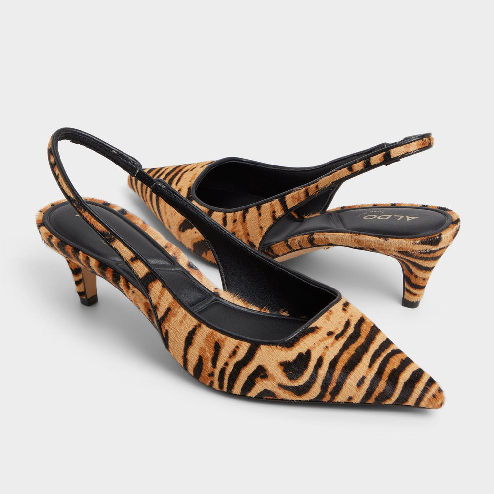 Leanah in Open Brown - Slingback heel, Kitten heel | Aldo online
