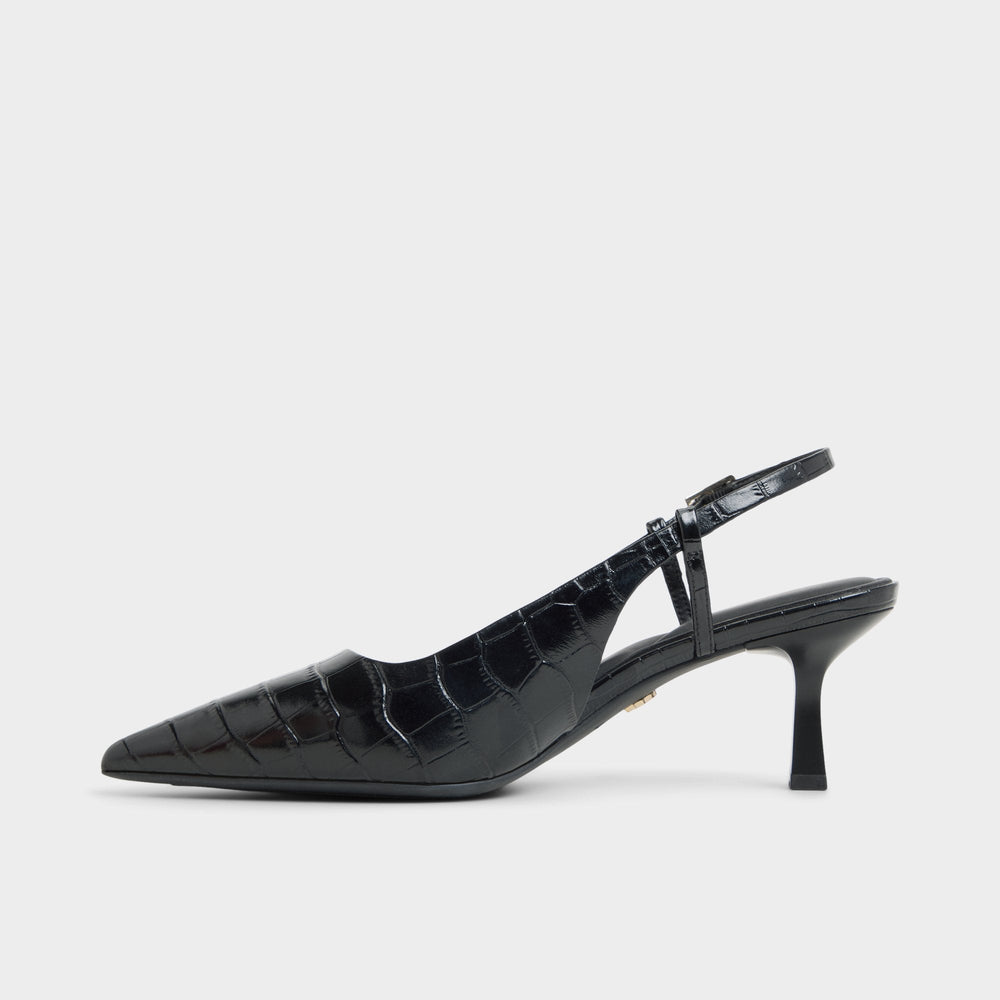 Adan in Black - Slingback heel, Kitten heel | Aldo outlet