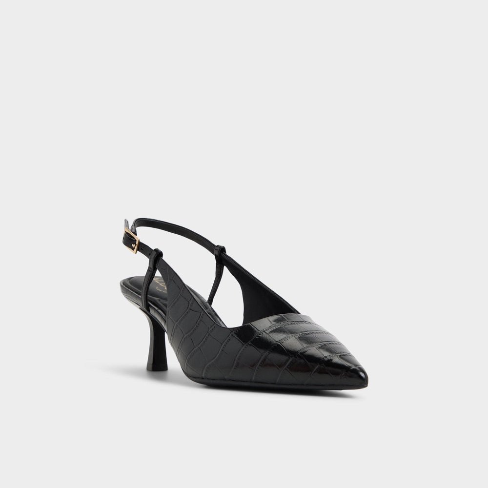 Adan in Black - Slingback heel, Kitten heel | Aldo outlet