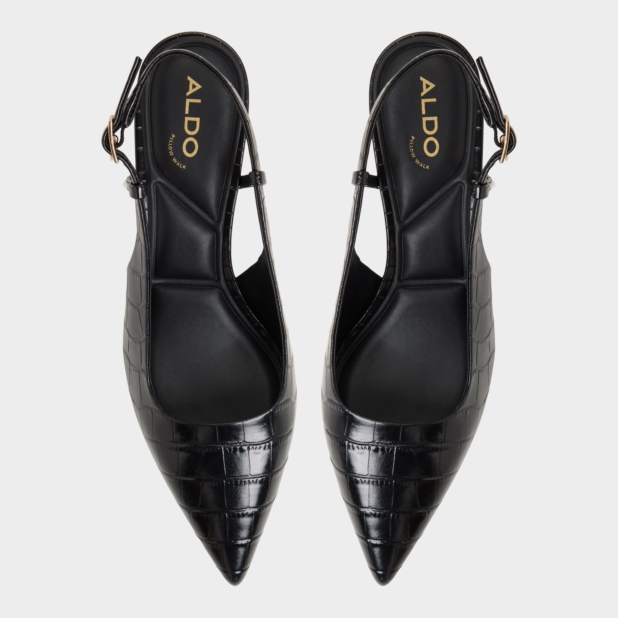 Adan in Black - Slingback heel, Kitten heel | Aldo outlet