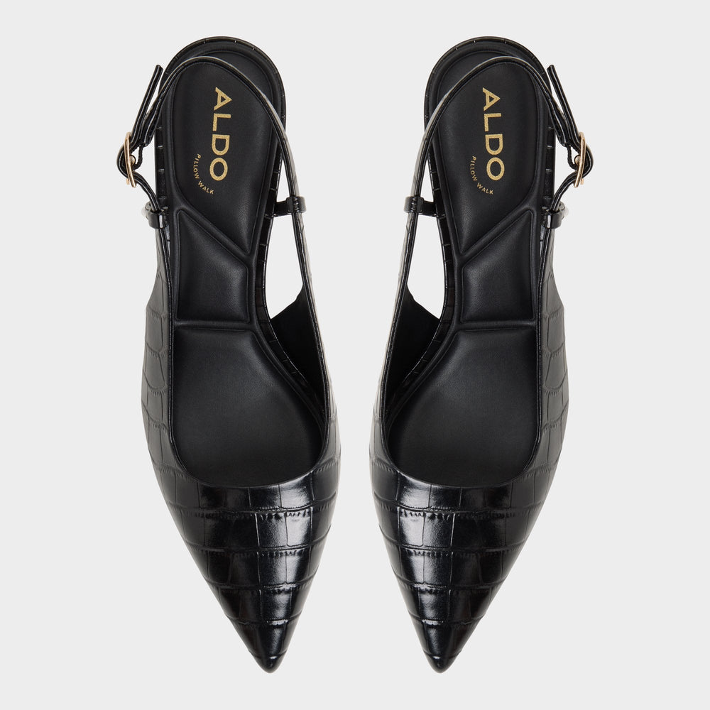 Adan in Black - Slingback heel, Kitten heel | Aldo outlet