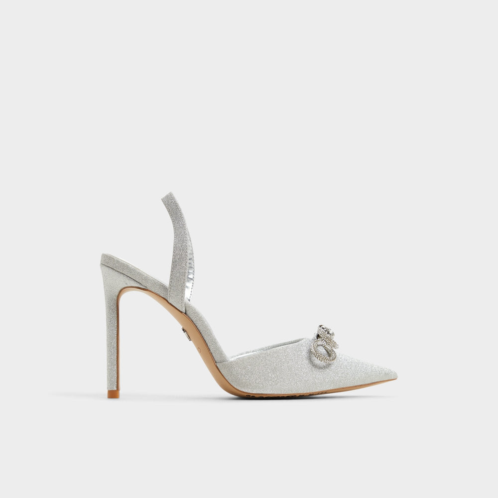 Addie Silver Women's Slingbacks - Slingback heel, Stiletto heel | Aldo sale