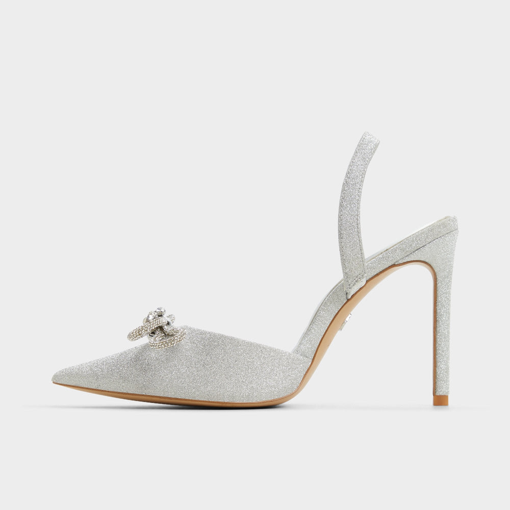 Addie Silver Women's Slingbacks - Slingback heel, Stiletto heel | Aldo sale