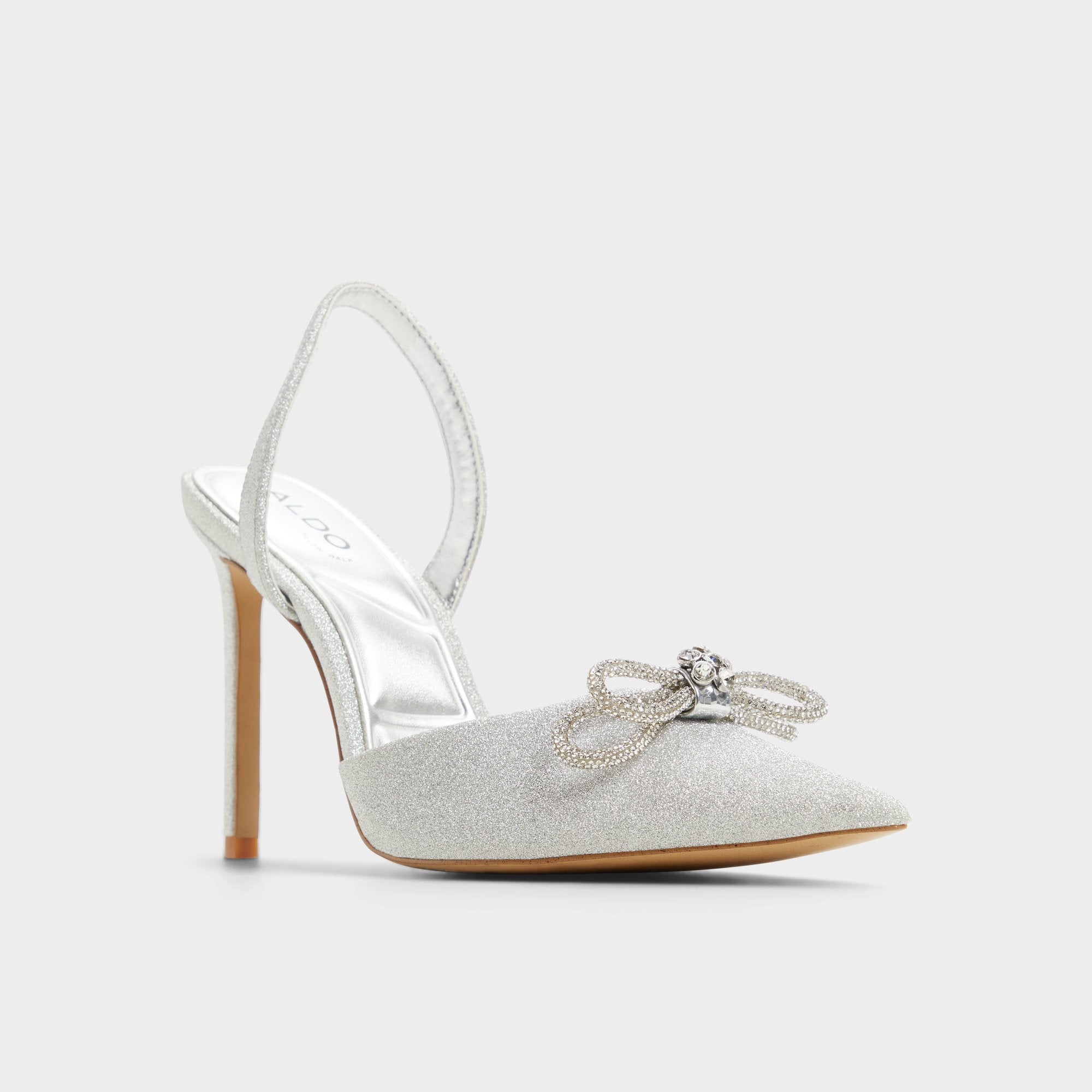 Addie Silver Women's Slingbacks - Slingback heel, Stiletto heel | Aldo sale