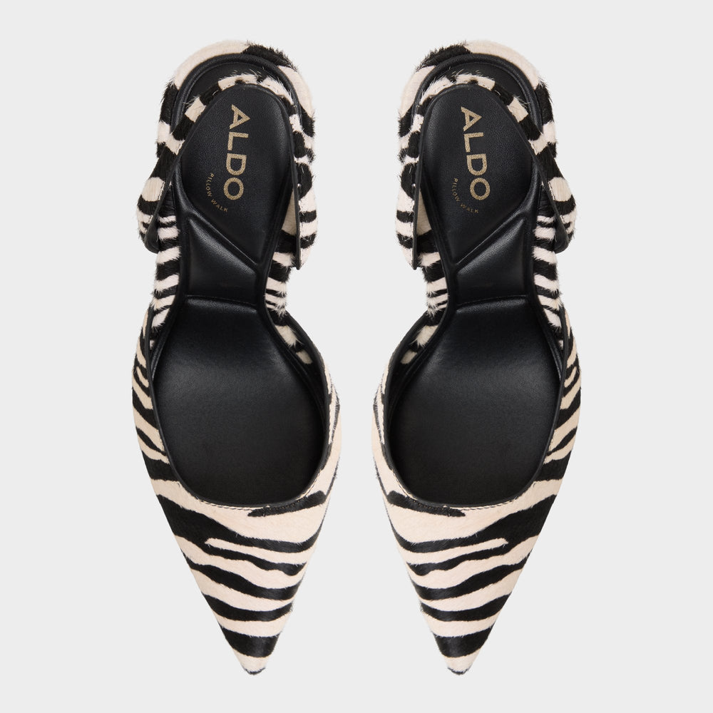 Berolden White/Black Women's Animal Prints - Slingback heel | Aldo for sale