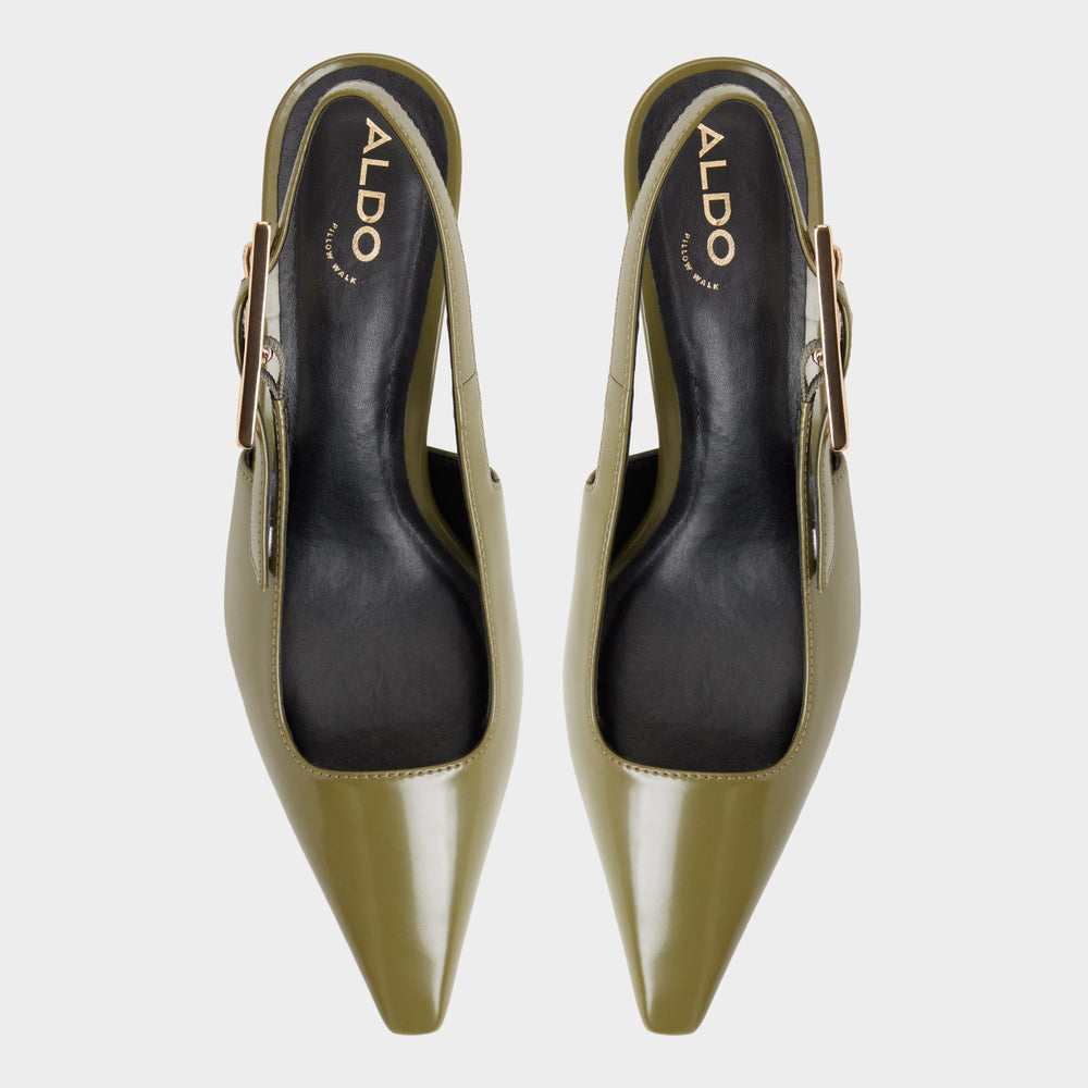 Nealie in Khaki 14139074 - Slingback heel, Kitten heel | Aldo on sale