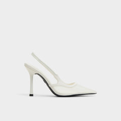 Evania White Women's Slingbacks - Slingback heel | Aldo outlet
