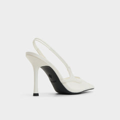 Evania White Women's Slingbacks - Slingback heel | Aldo outlet