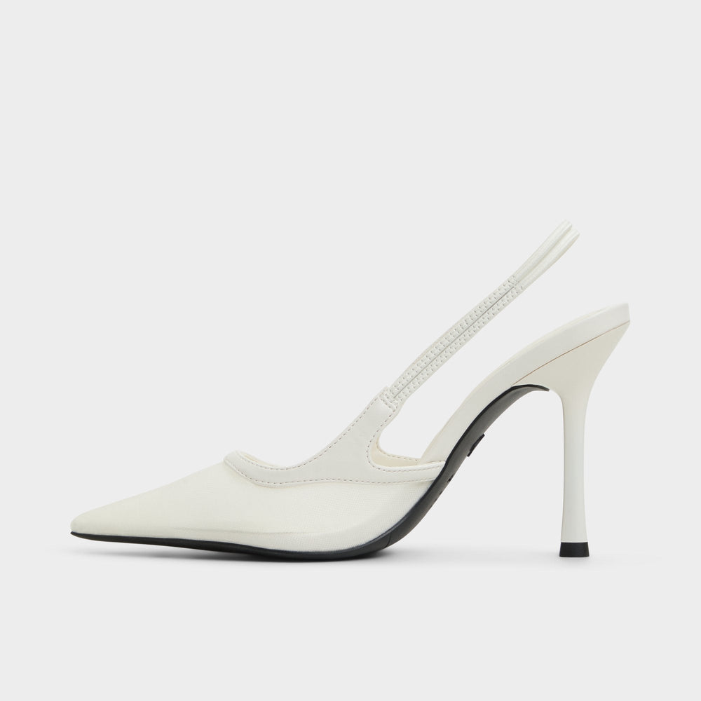 Evania White Women's Slingbacks - Slingback heel | Aldo outlet