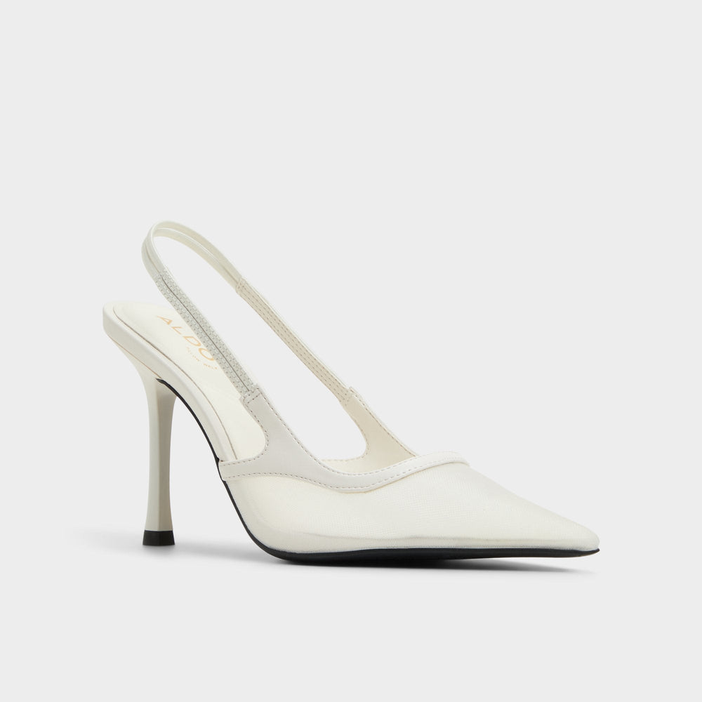Evania White Women's Slingbacks - Slingback heel | Aldo outlet