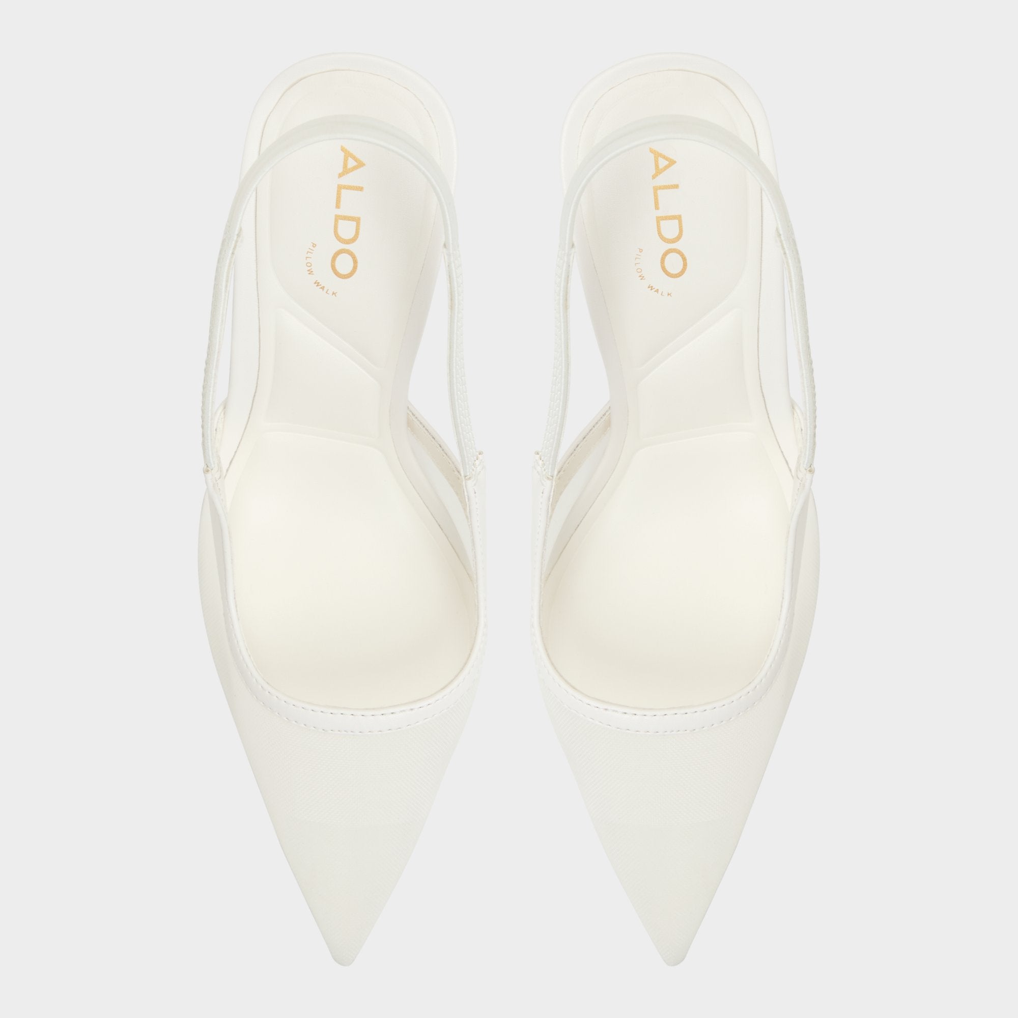 Evania White Women's Slingbacks - Slingback heel | Aldo outlet