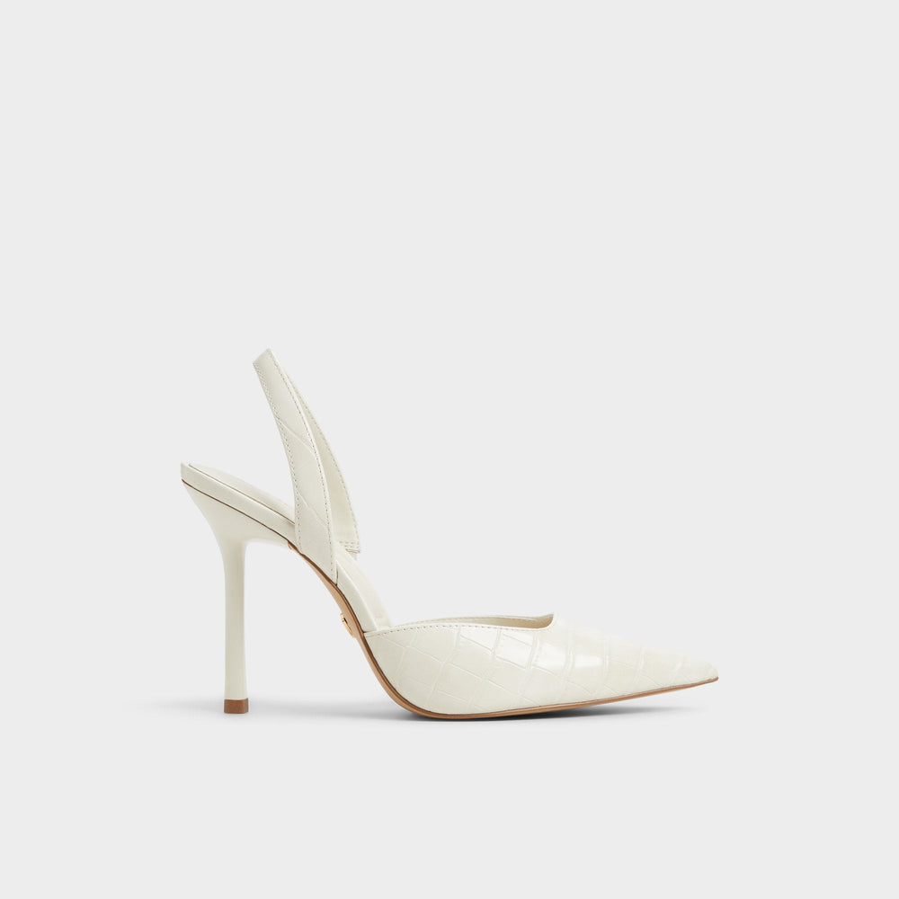 Berolden Other White Women's Slingbacks - Slingback heel, Stiletto heel | Aldo online