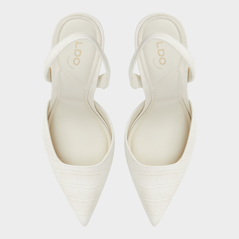 Berolden Other White Women's Slingbacks - Slingback heel, Stiletto heel | Aldo online