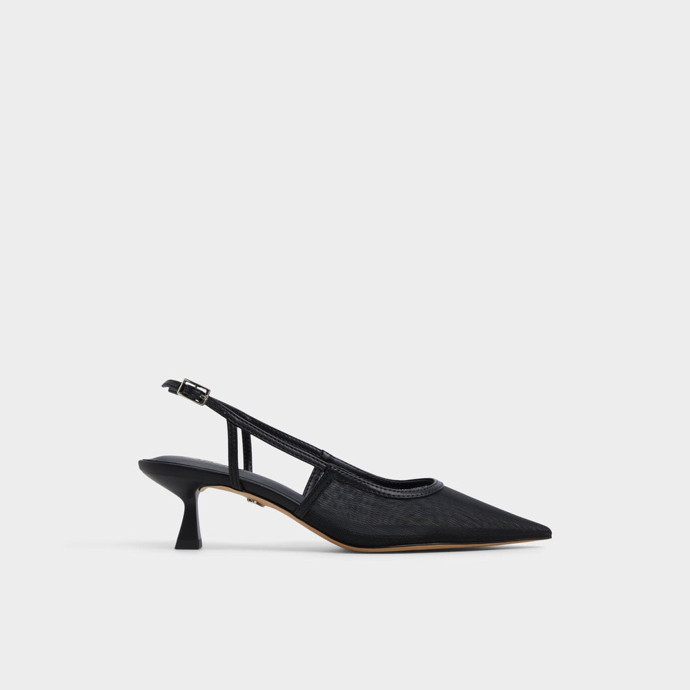 Maxina Black Women's Kitten heels - Slingback heel, Kitten heel | Aldo on sale