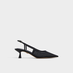 Maxina Black Women's Kitten heels - Slingback heel, Kitten heel | Aldo on sale