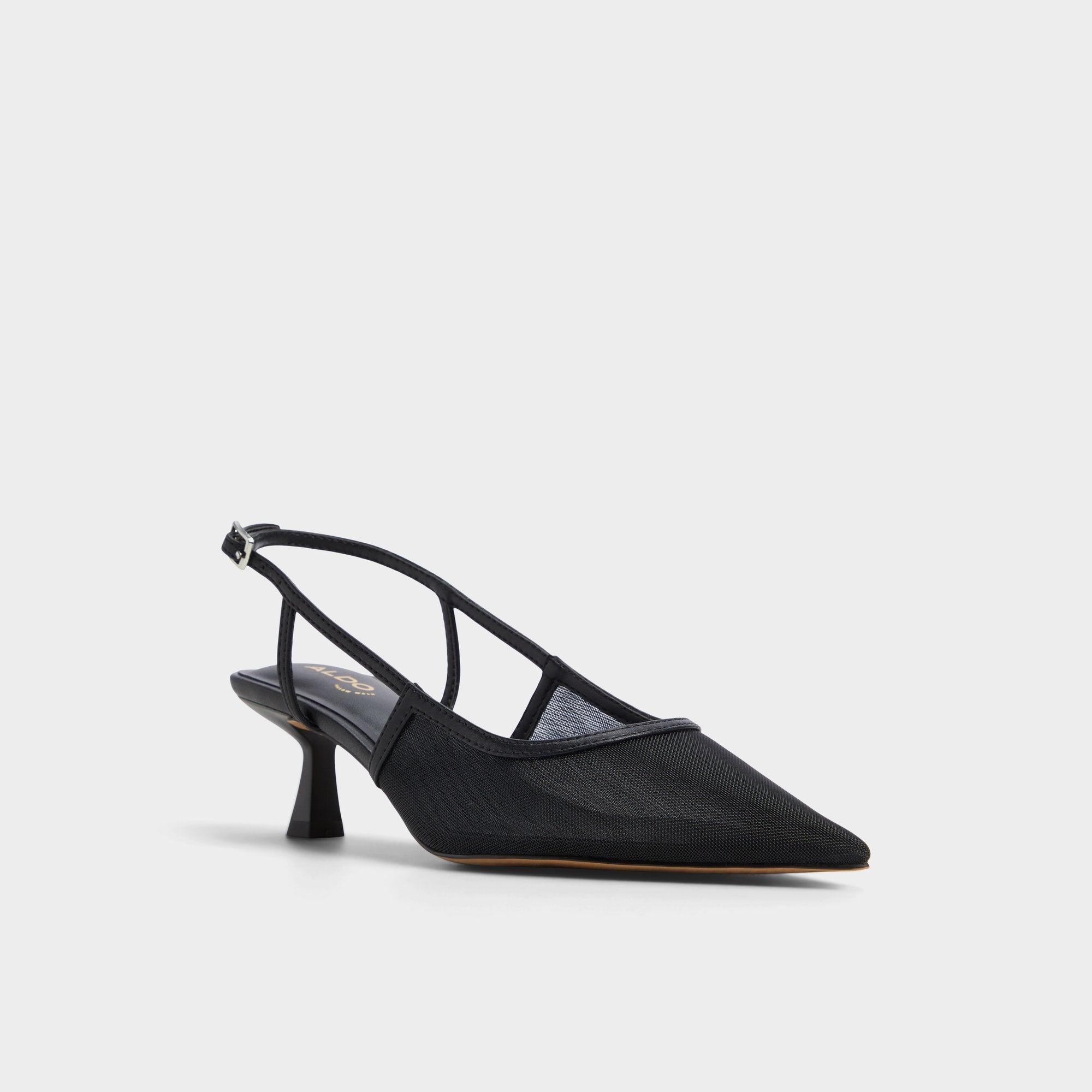 Maxina Black Women's Kitten heels - Slingback heel, Kitten heel | Aldo on sale