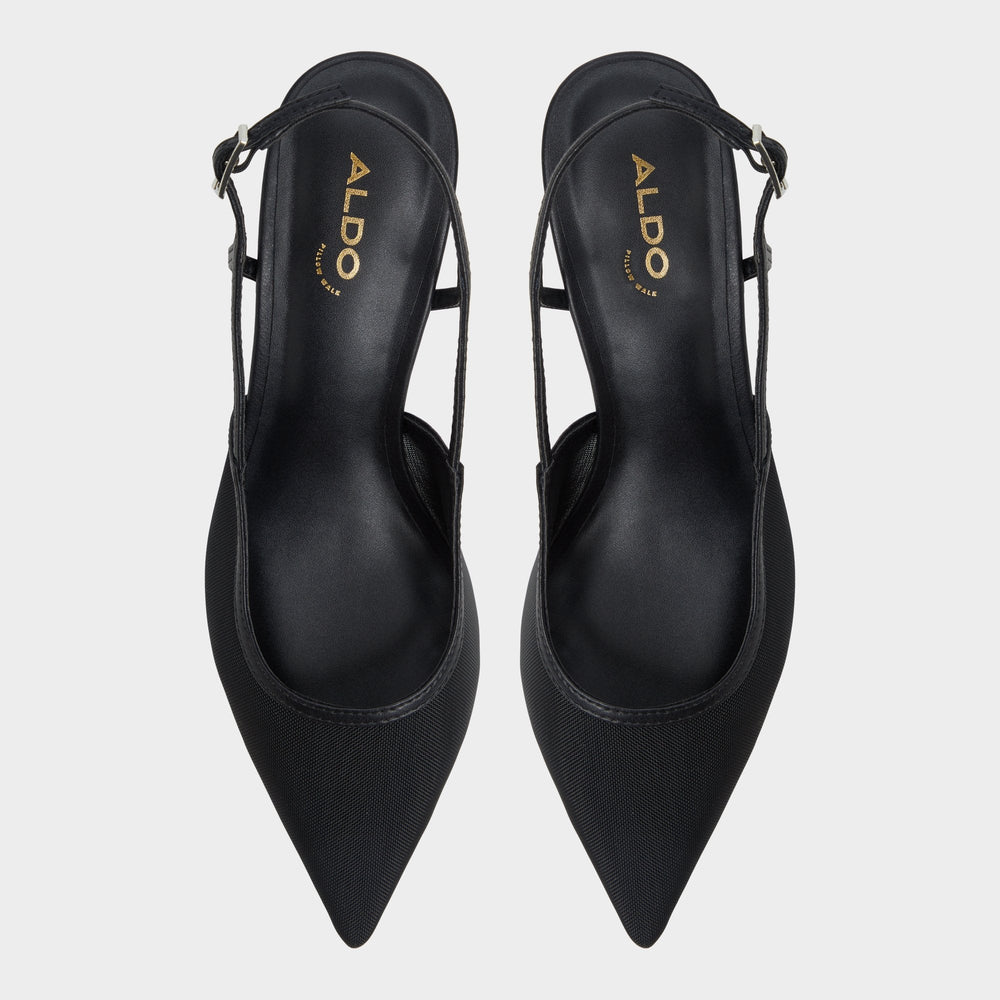 Maxina Black Women's Kitten heels - Slingback heel, Kitten heel | Aldo on sale