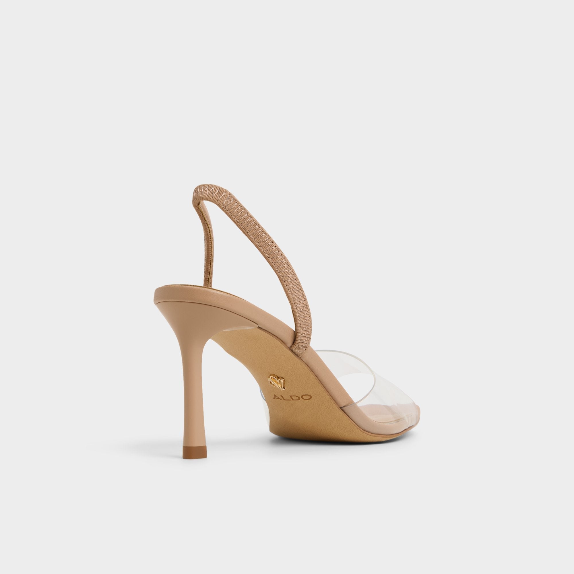 Andyana Beige Women's Strappy sandals - Slingback heeled sandal, Stiletto heel | Aldo for sale