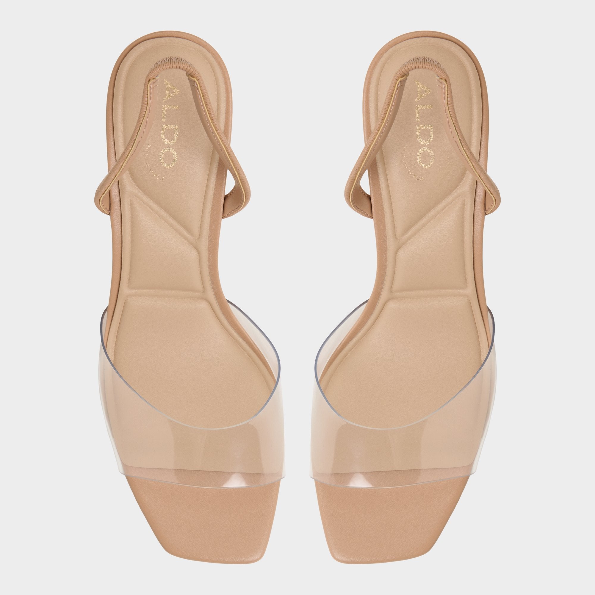 Andyana Beige Women's Strappy sandals - Slingback heeled sandal, Stiletto heel | Aldo for sale