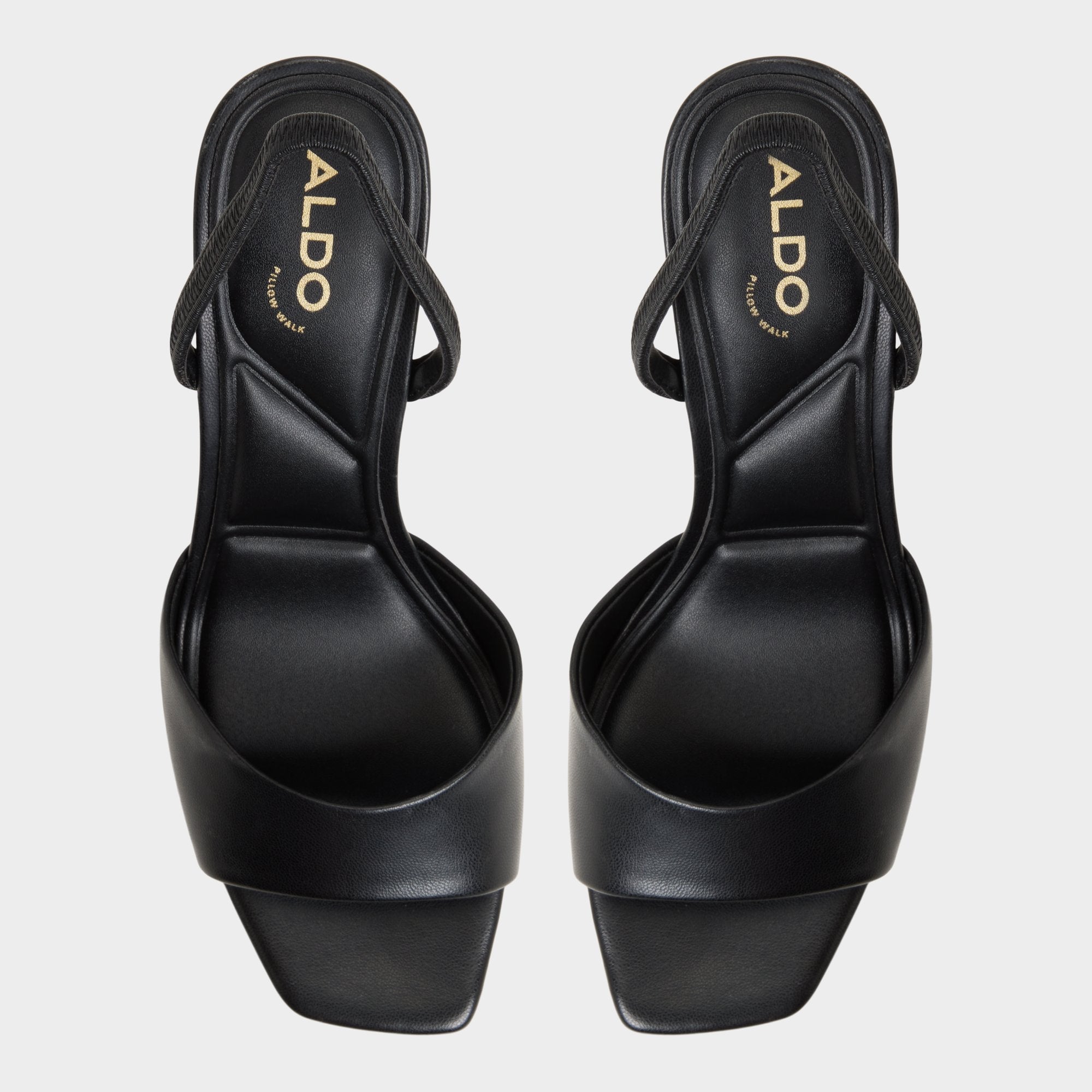Andya Black Women's Strappy sandals - Slingback heeled sandal, Stiletto heel | Aldo online