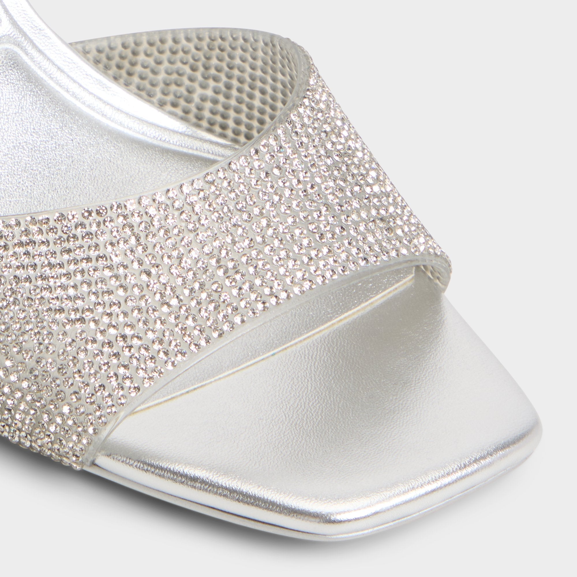 Andyana Silver Women's Strappy sandals - Slingback heeled sandal, Stiletto heel | Aldo discount