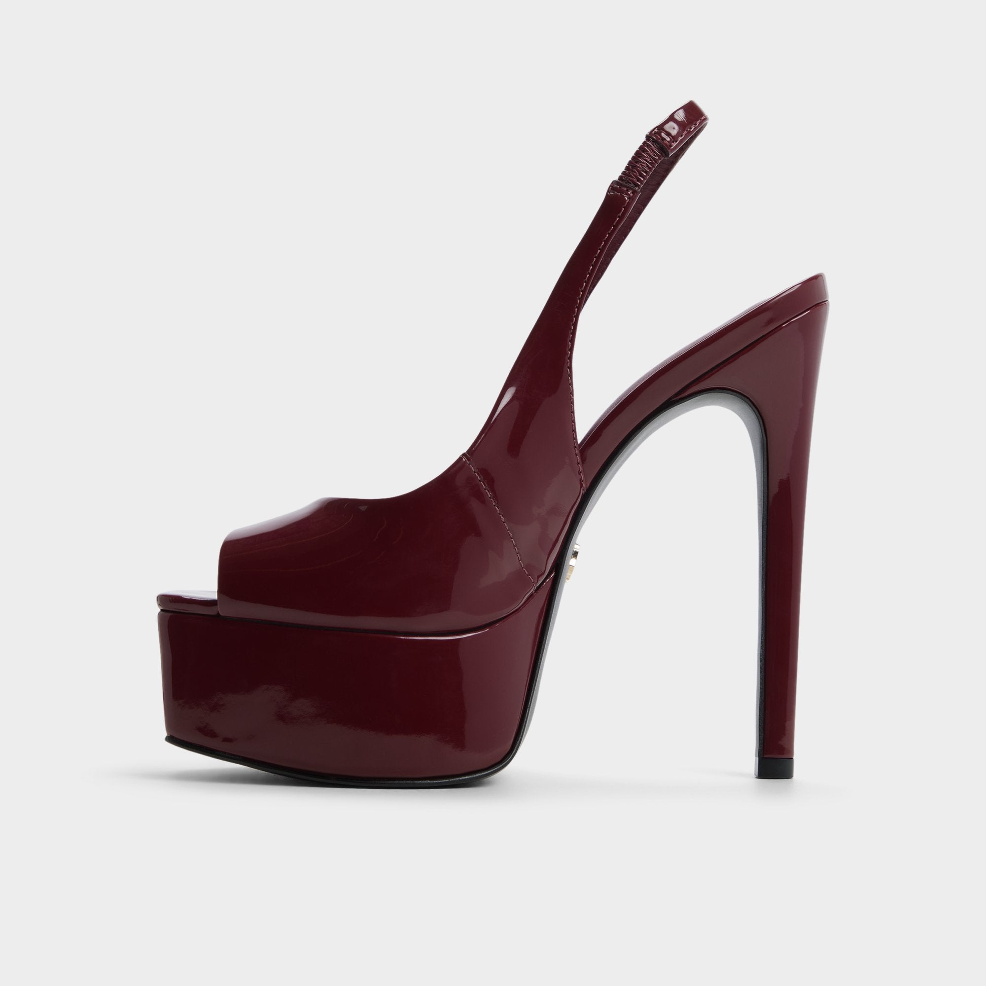 Thanlinie in Dark Red - Slingback heeled sandal, Platform | Aldo outlet