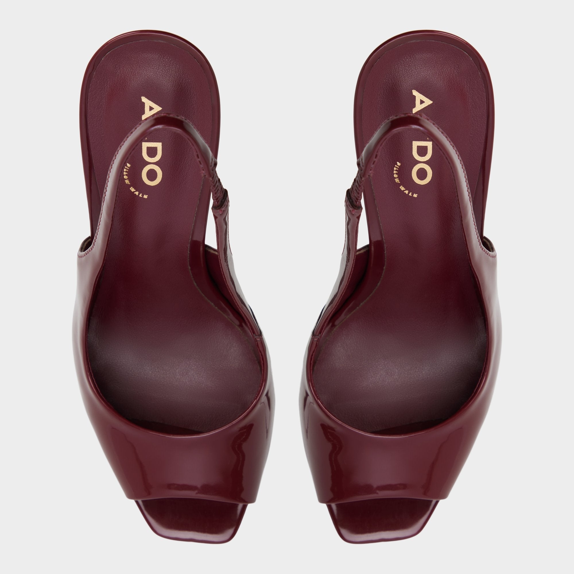 Thanlinie in Dark Red - Slingback heeled sandal, Platform | Aldo outlet